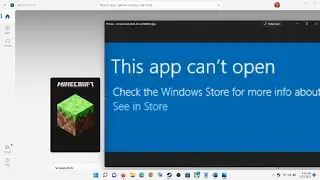 Fix Minecraft Launcher Error This App Can't Open Check The Windows Store On PC