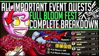 All Important Event Quests + All New Armor - Full Bloom Fest Guide - Monster Hunter World Iceborne!