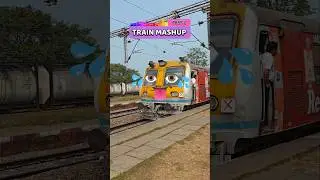 Train Mashup PART-2 remix of INDIAN RAILWAYS 🪩 #shorts #train #viral #trending