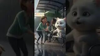 Eming and the Bus Stop Umbrella Mix-Up 😼☔ | Funny Cat Daily Adventures