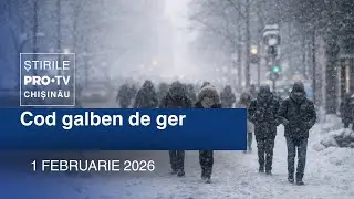 Știrile PRO TV (ORA 20:00) | COD GALBEN DE GER | Moldova
