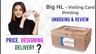 #Visiting Card | Offset Printing - Big HL | Unboxing and #Review - Maya Digital Trending Video