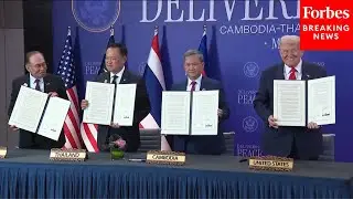 ПОЛНОЕ ВЫСТУПЛЕНИЕ: Президент Трамп участвует в подписании мирного соглашения между Камбоджей и Т...