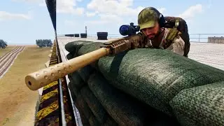 SOLO Sniper Neutralizes Enemy Troops Intensely - Gameplay - Arma 3