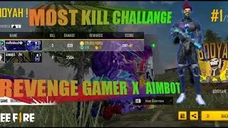 #freefire #mostkillchallange   M&Oslash;ST KILL CHALLENGE ||  AIMB&Oslash;T WINS 😭 || NXT VIDEO MEI GIVEAWAY ...