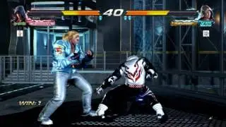 Tekken 7 - Jin Kazama vs Steve Fox (G.Corp Helipad Night)