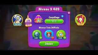 Fishdom level 9482 to 9500 / niveau 9482 au 9500