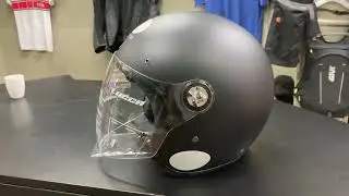 Capacete Custom Lucca Galaxy Preto Fosco (Viseira Solar)