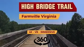 🔄 360&deg; eBike Ride - High Bridge Trail Adventure Virginia 🌉Farmville to Rice 🚴