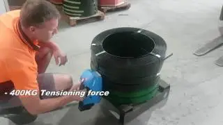 TA220/TA411 Battery Powered Strapping Tool demo