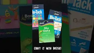 Craft it with Bostik Blu Tack & Glu dots! #shopryt #bostik #shorts #adhesive #blutack #gludots