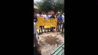 NSUI protest & seek action agaisnt Haryana BJP chief's son for stalking the girl