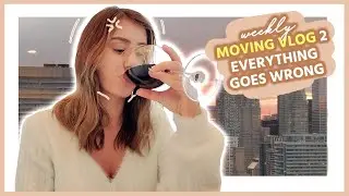 EVERYTHING GOES WRONG | weekly moving vlog part 2 | biibiibap
