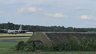 Falcon Leap 2026 landing 2x C130 1x FC-390 and 1x A400M @ Airport Twente