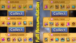 Claiming Full Accumulation Of 33600 Gems | Castle Clash