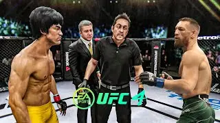 Bruce Lee vs Conor McGregor   EA Sports UFC 4   Bruce Lee Fight Club 🔥🐲