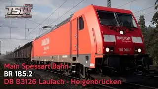 DB 83126 Laufach - Heigenbr&uuml;cken - Main Spessart Bahn - DB BR185.2 - Train Sim World 2020