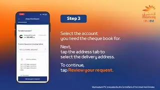 Bank With Ease - How to request a cheque book for Business Account | Mashreq UAE