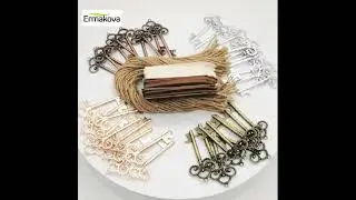 DIY391 : 50Pcs/Lot Key Bottle Opener for Rustic Wedding Souvenirs