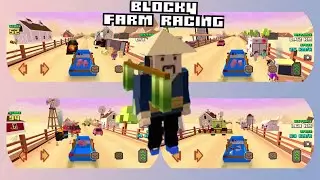 Blocky Farm Racing & Simulator: All Agricultural Vehicles Enrolled in Best Ranch Contest Race