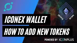 How to add tokens in your Iconex wallet - Cryptosetups tutorial