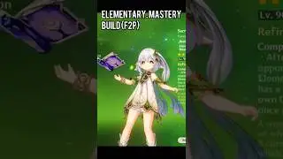 Nahida EM support build Genshin Impact f2p #nahidabuild #nahida