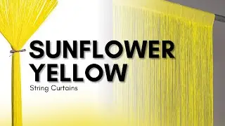 Vibrant Sunflower Yellow Backdrop Curtain &ndash; Fire Rated & Customizable!