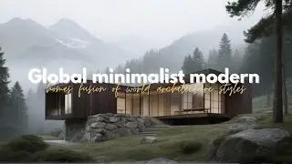Global minimalist modern homes fusion of world architecture styles