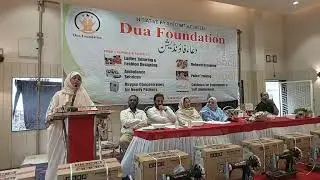 DUA FOUNDATION KE TARAF SE SYED IMTYAZ JALEEL HATH SALIE MACHINE DEA PURA khawteen ke liye 