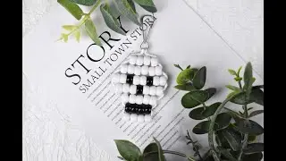 How to Make Skull Shaped Keychain with ponybeads?