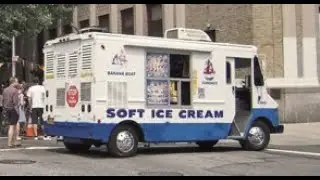 [ROBLOX] Getting an Orange Slush from a Blue and White Soft Ice Cream Truck (Ft. Steven and Jackson)