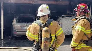 Carport Fire September 5, 2025, in Laguna Woods Village.