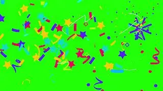 Confetti Reactions & Fireworks | Green Screen Celebration Animation (Free to Use)