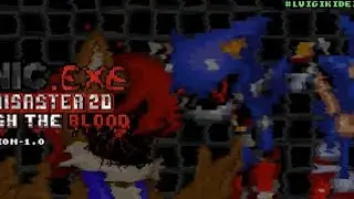 Sonic.exe The disaster 2d remaker mod - Through the blood day 2 gameplay link in description 