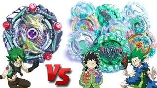 CURSE SATAN vs ALL KERBEUS EVOLUTION GEN | Beyblade Burst Superking Sparking ベイブレードバースト超王