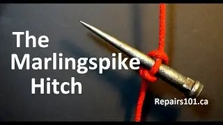 The Marlingspike Hitch / how to tie a ROPE LADDER