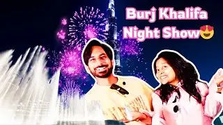 Burj Khalifa Fountain & Laser Show ✨😍|  Dubai Mall Mein Full Masti 🛍️💃🕺| Dubai Series Episode - 6 ||