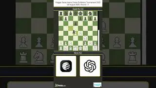 Kimi K2 vs OpenAI O3 | Kaggle Game Arena Chess Exhibition Tournament 2025 | Round 1.1