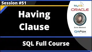 SQL - Part 51 - Having Clause