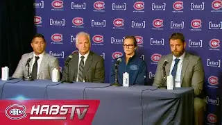 Canadiens hockey development staff address the media | FULL PRESS CONFERENCE