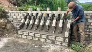 Construct A Large-Capacity Spillway Dam With 8 Extremely Powerful Sluice Gates.