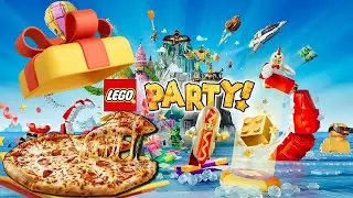 Never bet against PIZZA! LEGO PARTY (4 PLAYERS) GAME #1