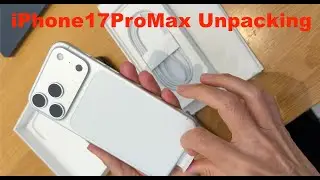 What Color - Deep Blue - Silver - Cosmic Orange  iPhone 17 Pro Max Unpacking