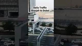 Insane Daily Traffic from Sharjah to Dubai #shorts #dubai #sharjah #sharjahtourism #dubailife