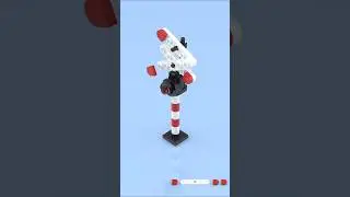 🚦 LEGO Railroad Crossing Signal 🚂✨ | Mini Build Adventure!