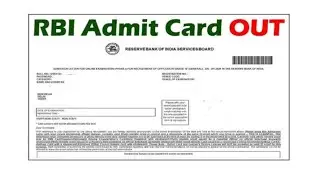 RBI Grade B Admit Card 2025 &ndash; Download Hall Ticket at rbi.org.in | Exam Date