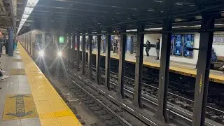 149th St-Grand Concourse bound R62A 6 train arriving & leaving 59th Street 