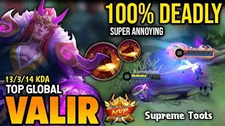 VALIR BEST BUILD 2022 | TOP GLOBAL VALIR GAMEPLAY | MOBILE LEGENDS✓