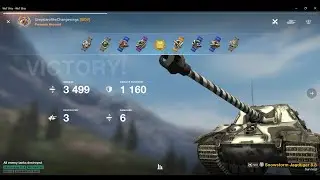 Snowstorm Jagdtiger 8.8cm 3499 damage, 3 frags