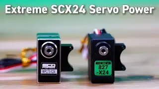 EcoPower WP173-X24 & WP827-X24 SCX24 Servos with Integrated Mount